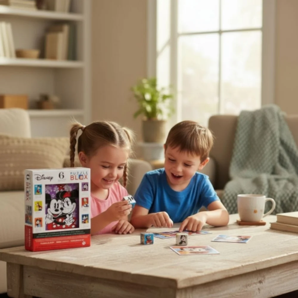 Disney Puzzle Blox – 6-in-1 Cube Puzzle | Brand New